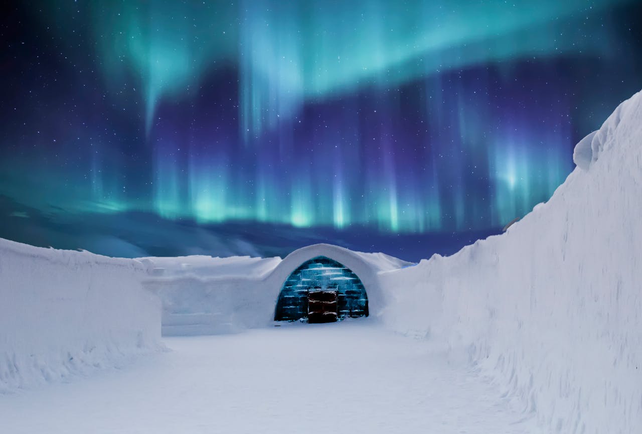 Breathtaking Northern Lights Seen Over Remote Arctic Landscapes